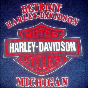 Detroit Harley-Davidson T-Shirt. Size XL.